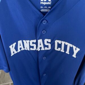 New MLB KC Royals Jersey 2XL